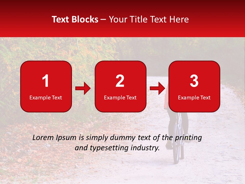 Peaceful Standing Pensioner PowerPoint Template