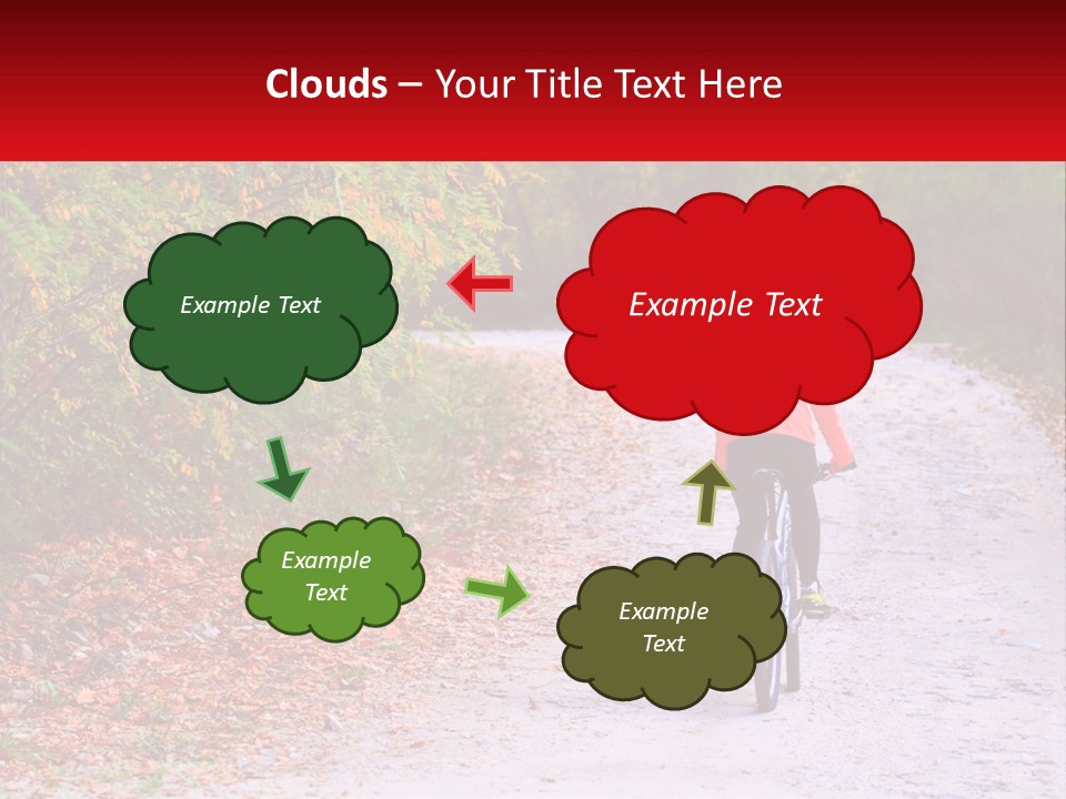 Peaceful Standing Pensioner PowerPoint Template