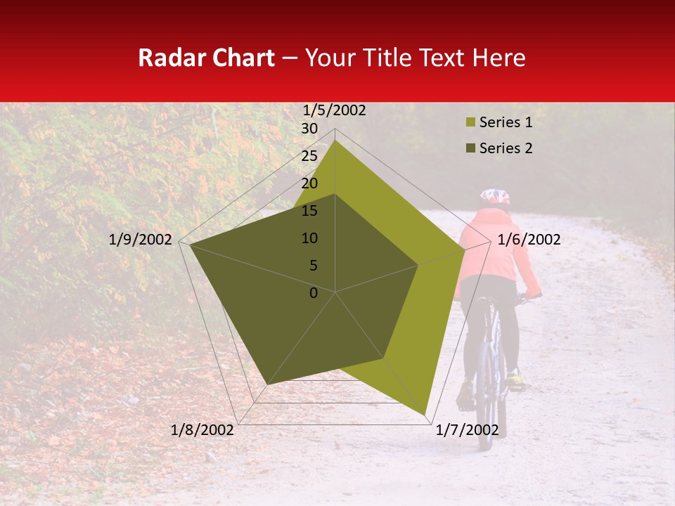 Peaceful Standing Pensioner PowerPoint Template