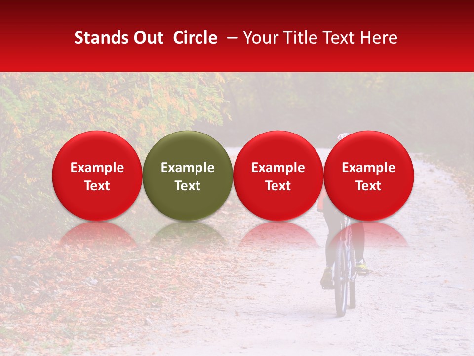 Peaceful Standing Pensioner PowerPoint Template