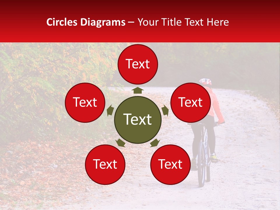 Peaceful Standing Pensioner PowerPoint Template