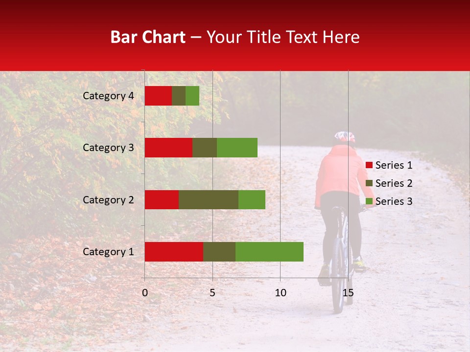 Peaceful Standing Pensioner PowerPoint Template