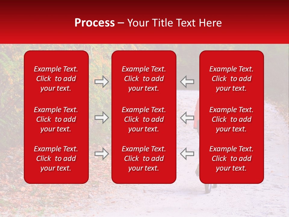 Peaceful Standing Pensioner PowerPoint Template