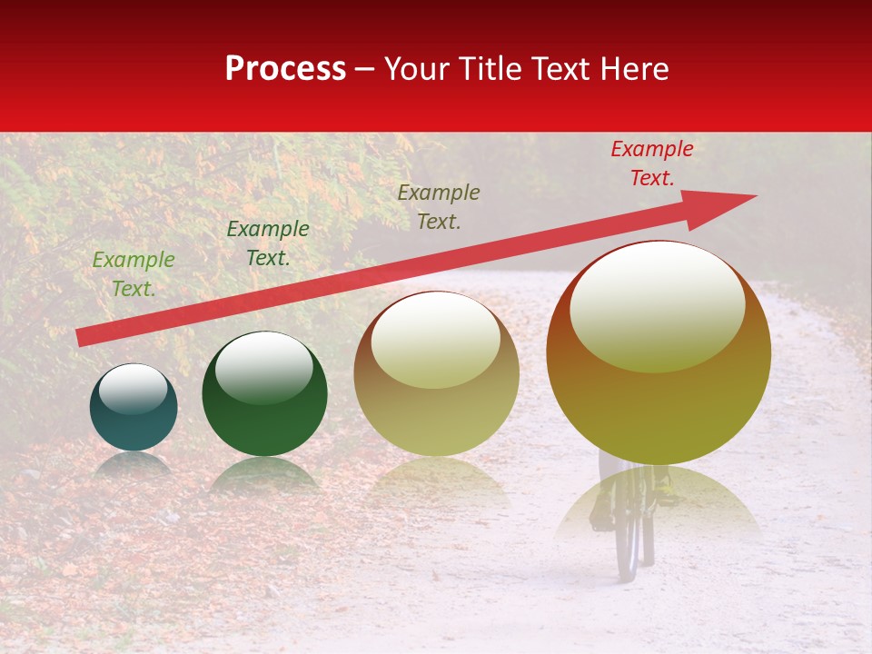 Peaceful Standing Pensioner PowerPoint Template