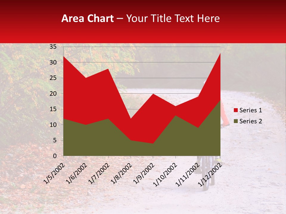 Peaceful Standing Pensioner PowerPoint Template