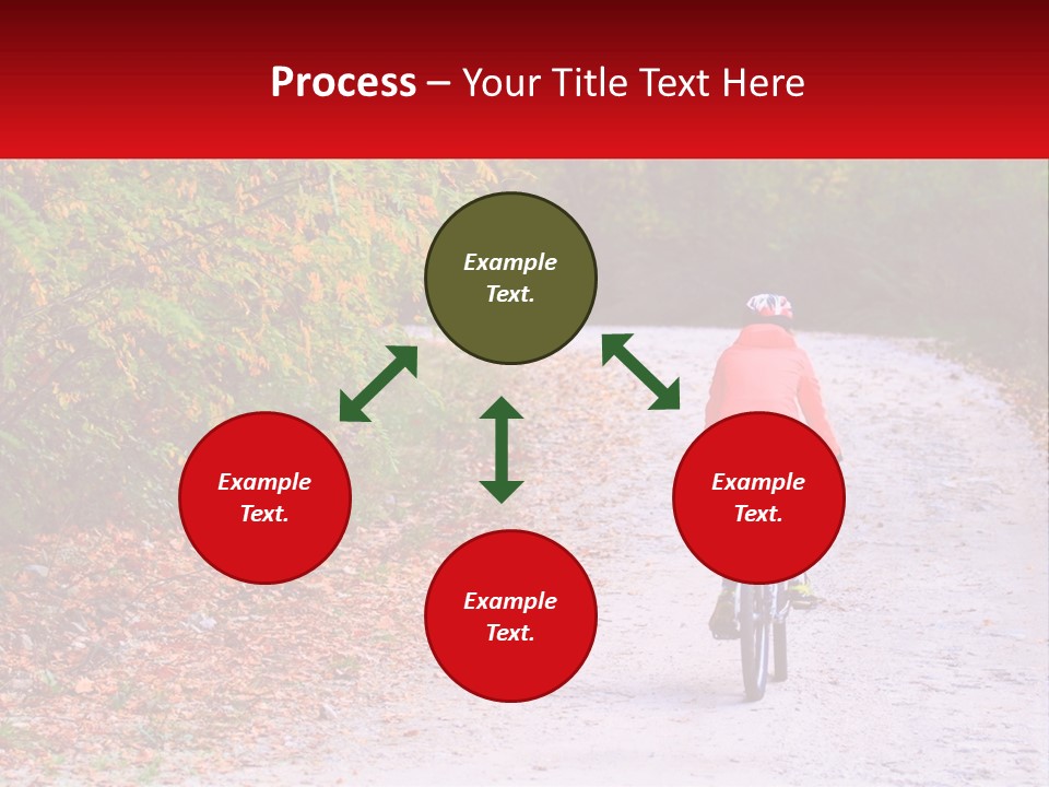 Peaceful Standing Pensioner PowerPoint Template