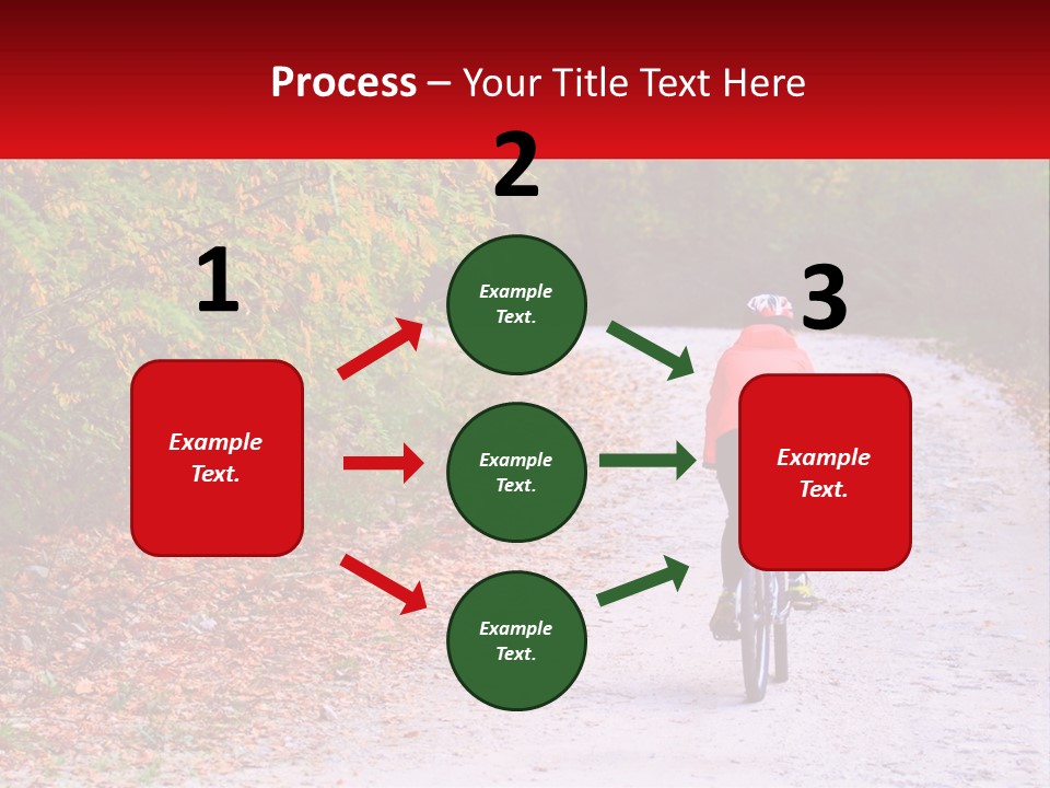 Peaceful Standing Pensioner PowerPoint Template