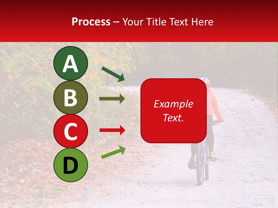 Peaceful Standing Pensioner PowerPoint Template