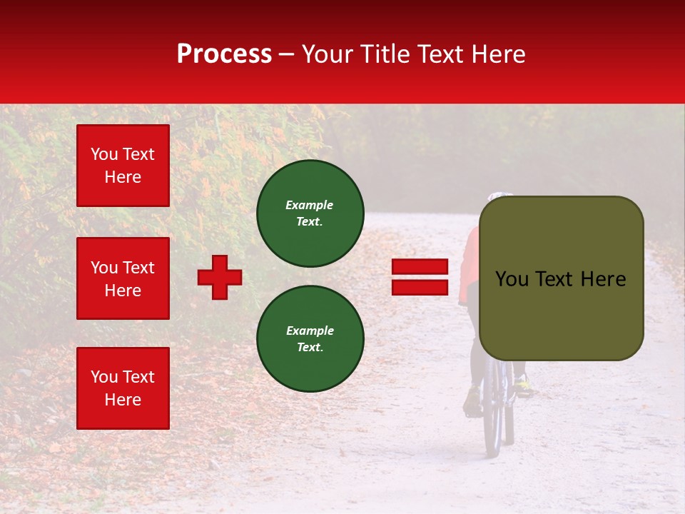Peaceful Standing Pensioner PowerPoint Template