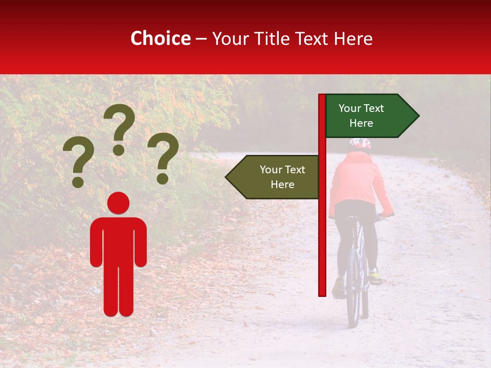 Peaceful Standing Pensioner PowerPoint Template