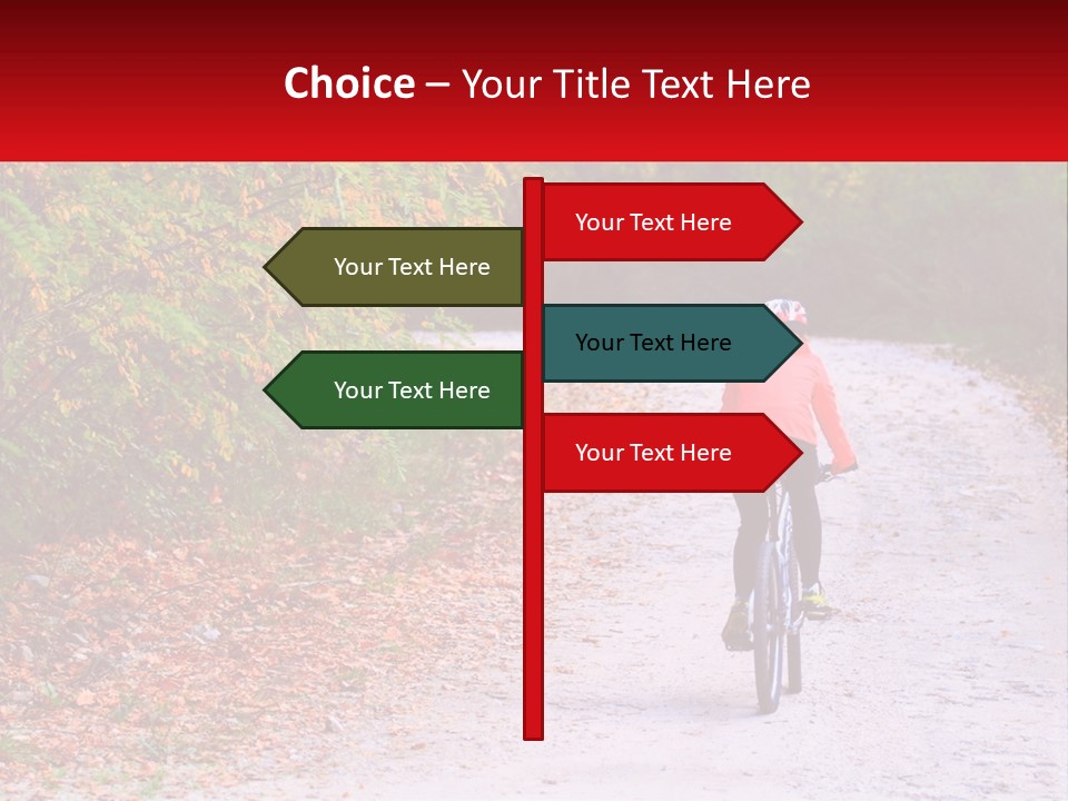 Peaceful Standing Pensioner PowerPoint Template