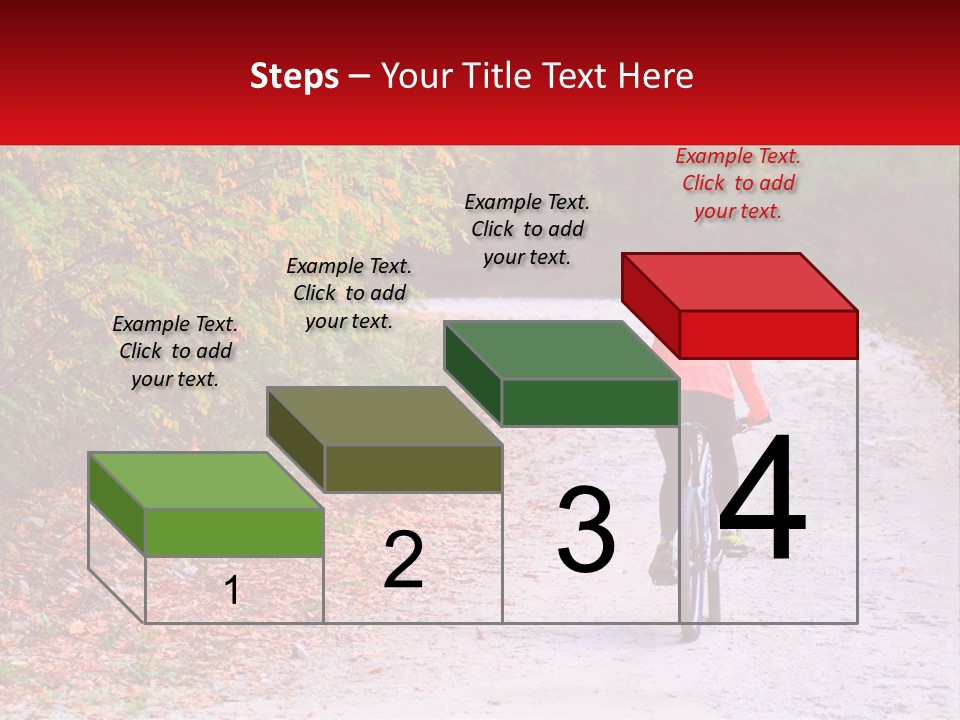 Peaceful Standing Pensioner PowerPoint Template
