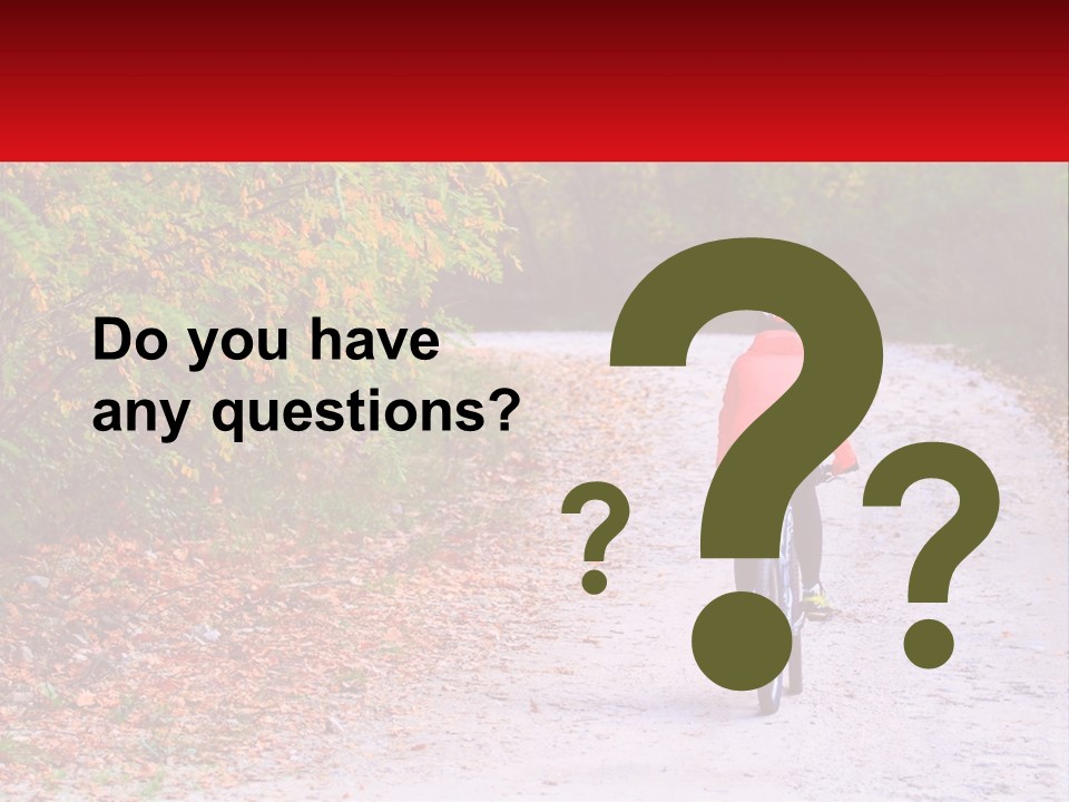 Peaceful Standing Pensioner PowerPoint Template