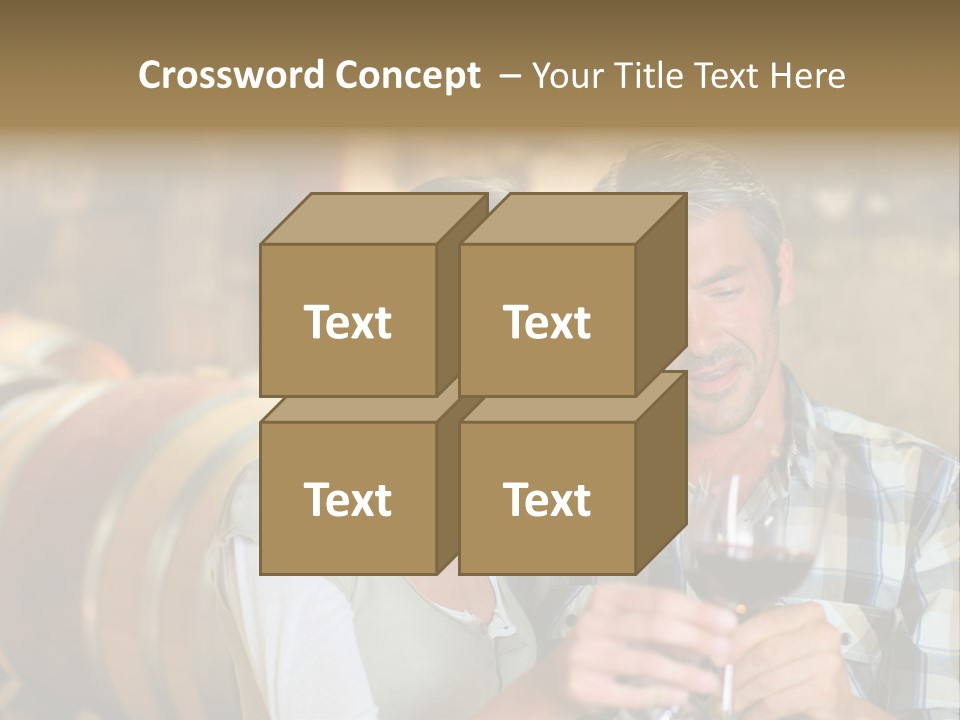 Woman Peaceful Calm PowerPoint Template