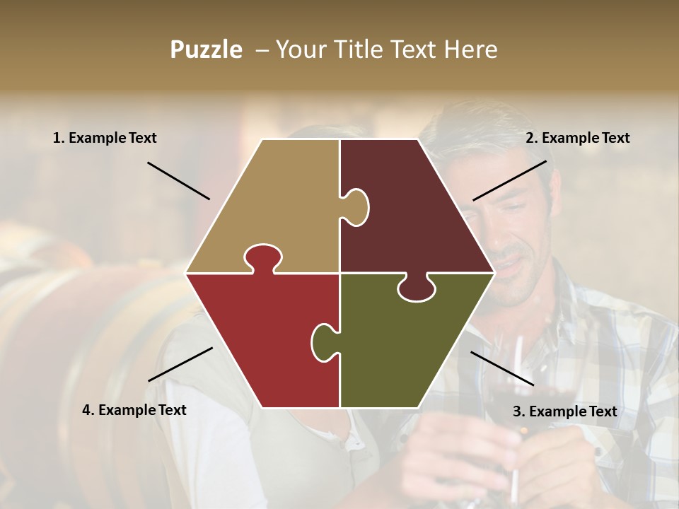 Woman Peaceful Calm PowerPoint Template