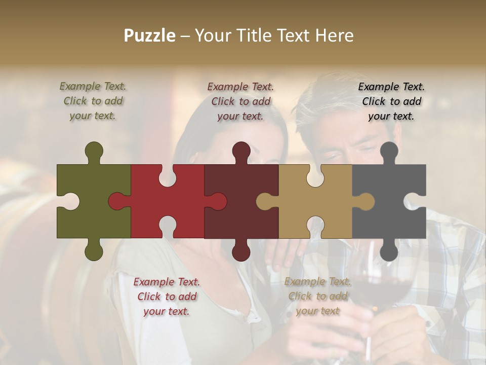 Woman Peaceful Calm PowerPoint Template