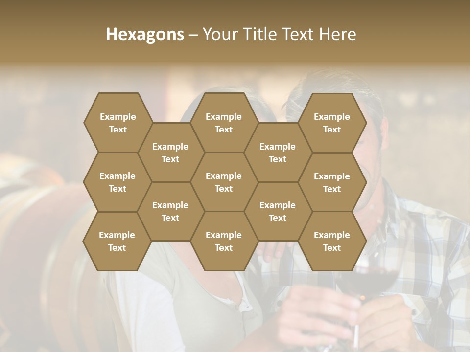 Woman Peaceful Calm PowerPoint Template