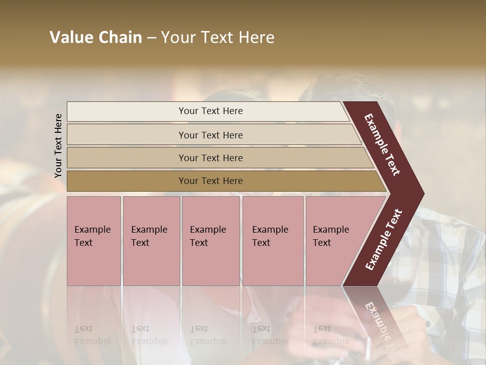 Woman Peaceful Calm PowerPoint Template