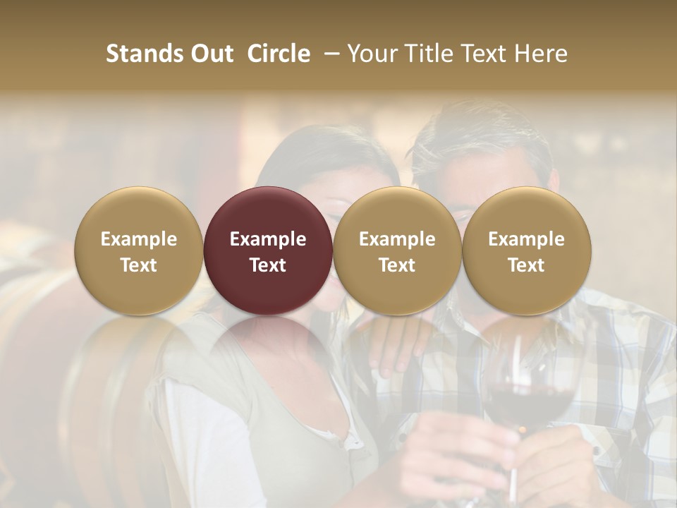 Woman Peaceful Calm PowerPoint Template