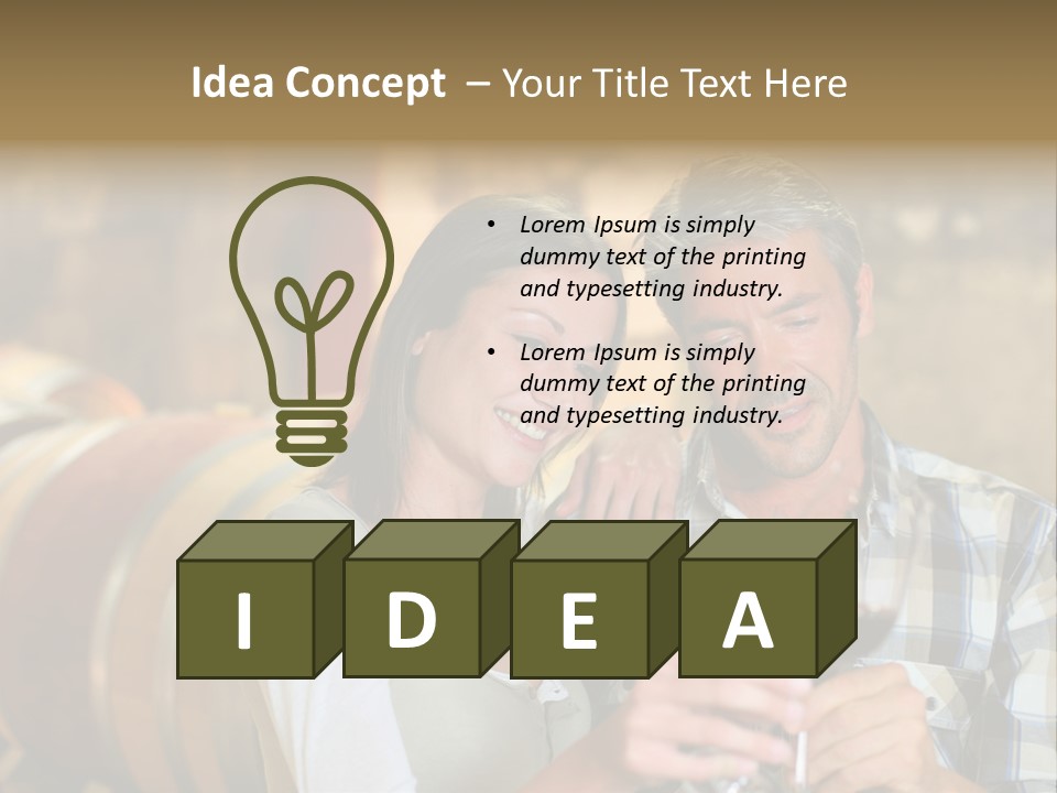 Woman Peaceful Calm PowerPoint Template