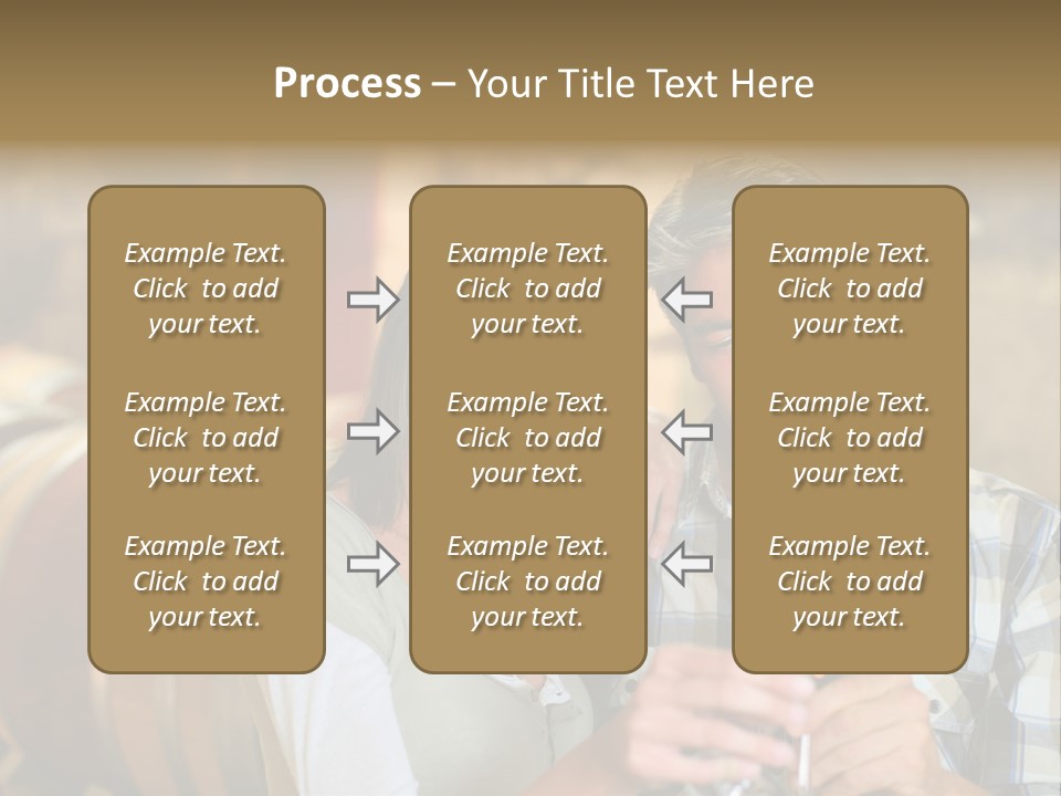 Woman Peaceful Calm PowerPoint Template