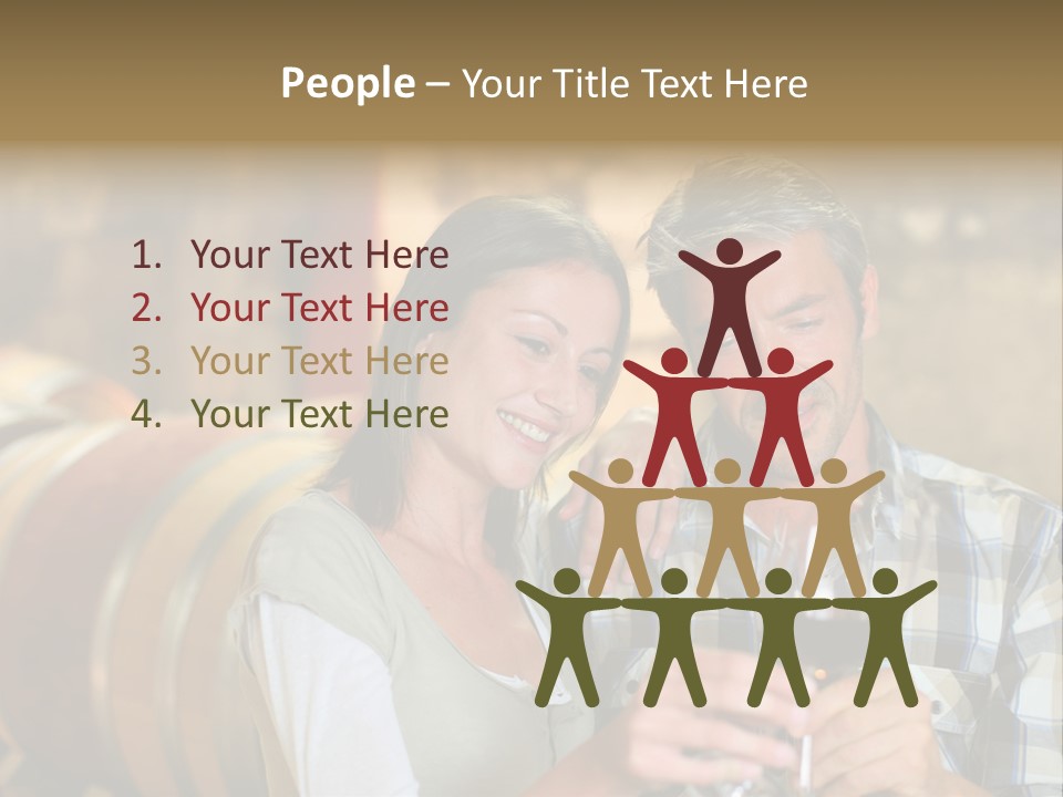 Woman Peaceful Calm PowerPoint Template