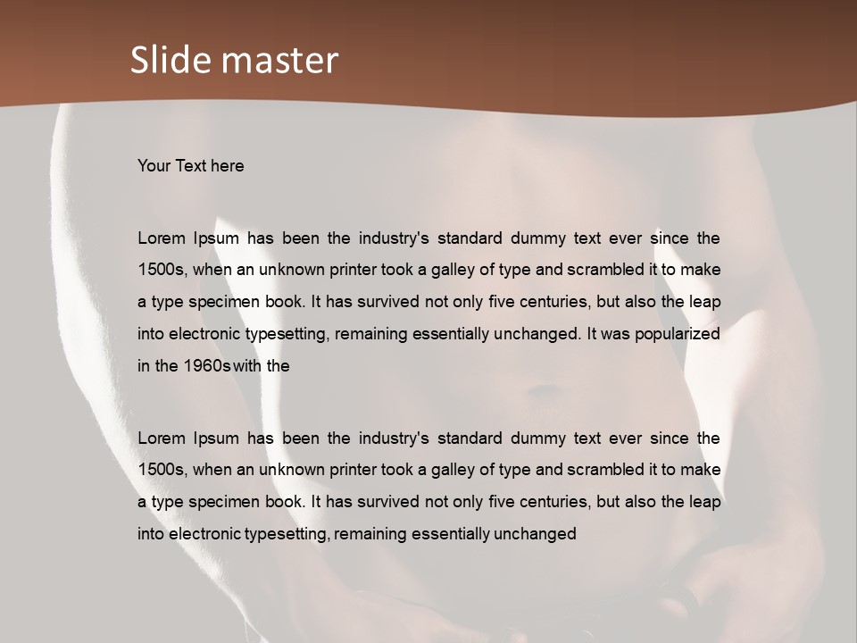 Standing Sea Portrait PowerPoint Template