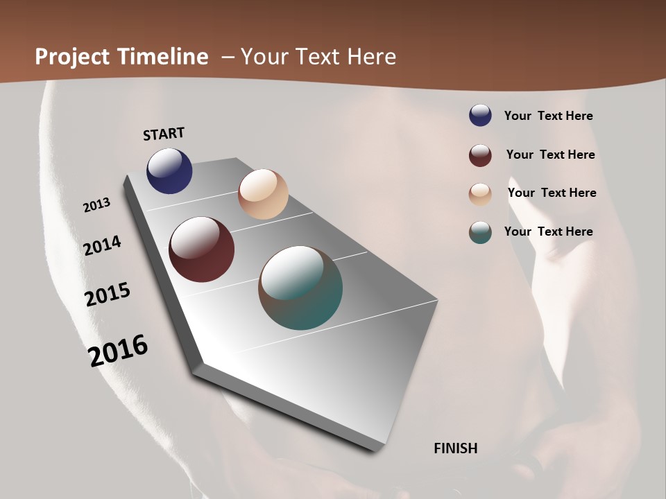 Standing Sea Portrait PowerPoint Template