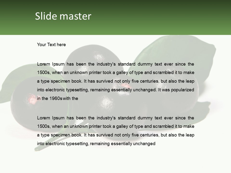 Pensioner Standing Calm PowerPoint Template