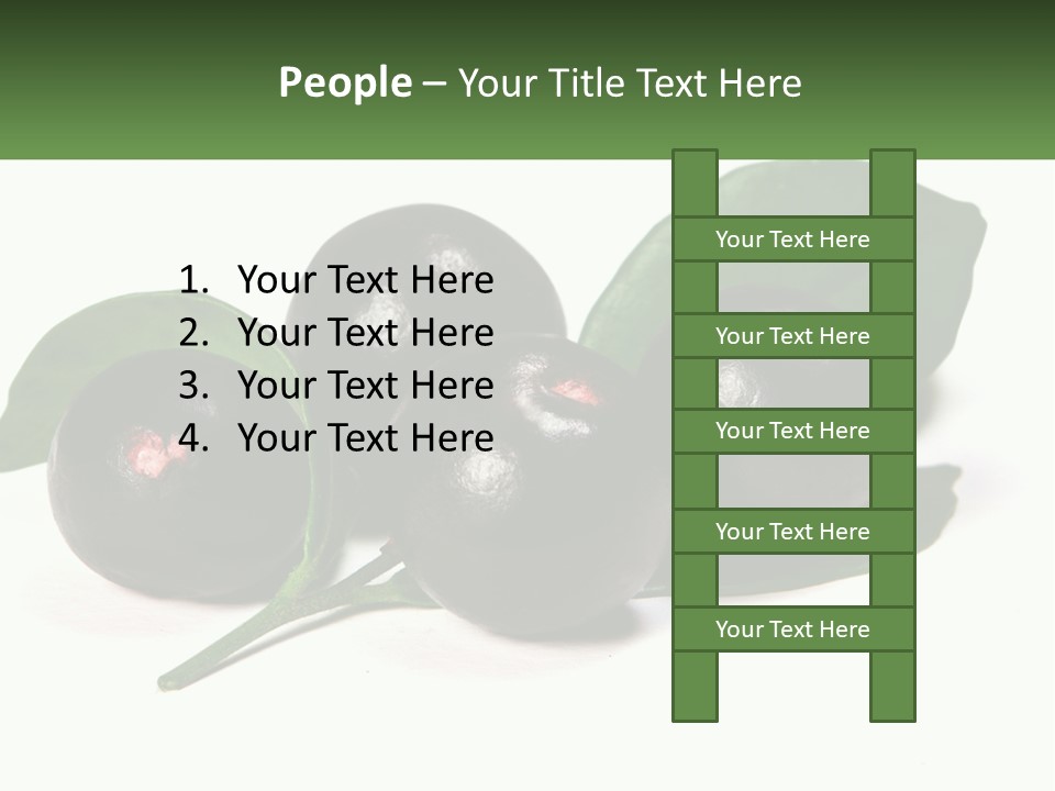 Pensioner Standing Calm PowerPoint Template