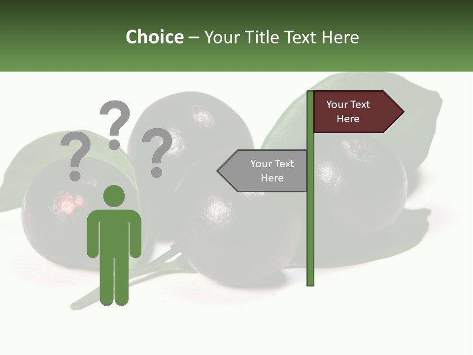 Pensioner Standing Calm PowerPoint Template