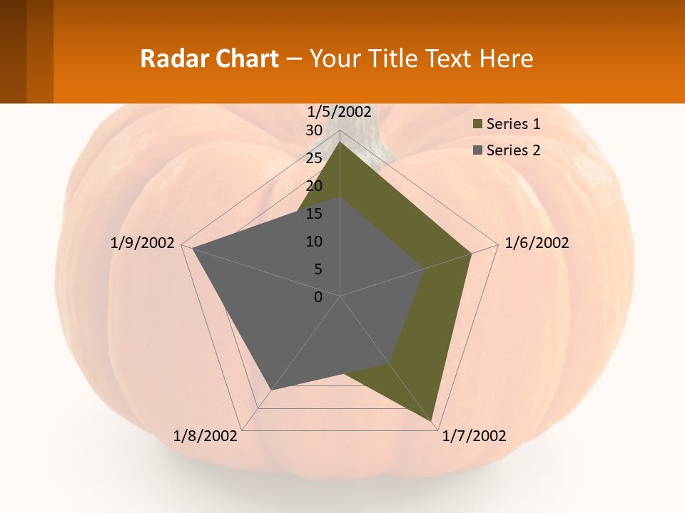 Elderly Coast Woman PowerPoint Template