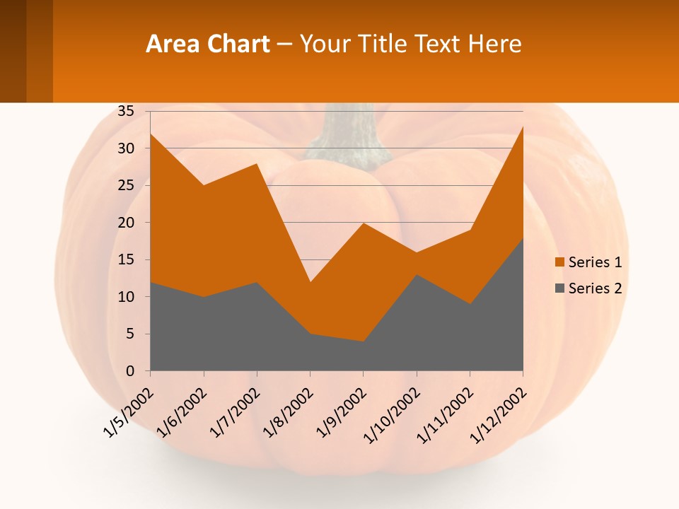 Elderly Coast Woman PowerPoint Template
