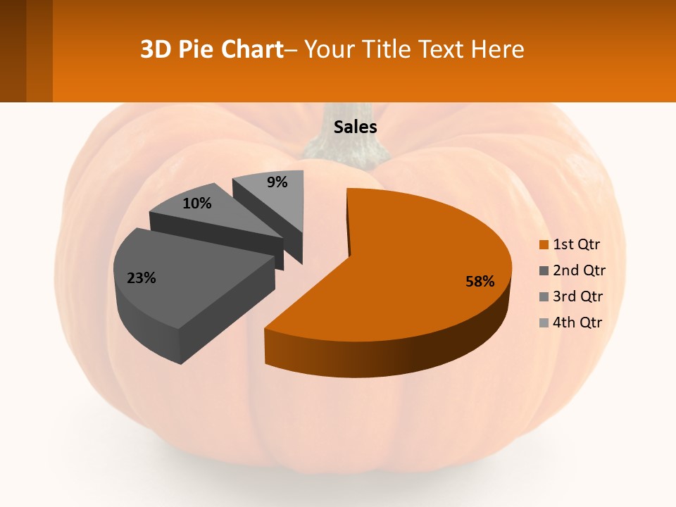 Elderly Coast Woman PowerPoint Template