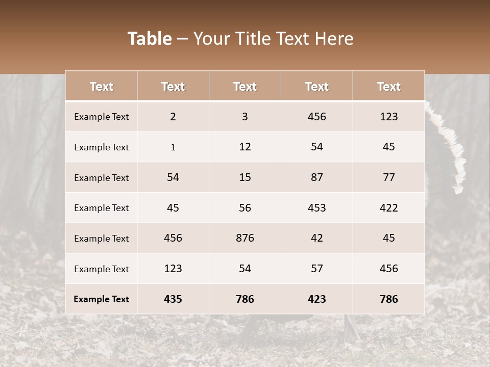 Portrait Single White PowerPoint Template