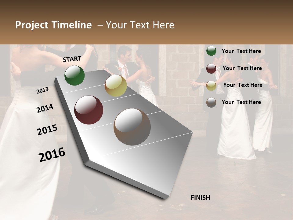 Sand Wave Elderly PowerPoint Template