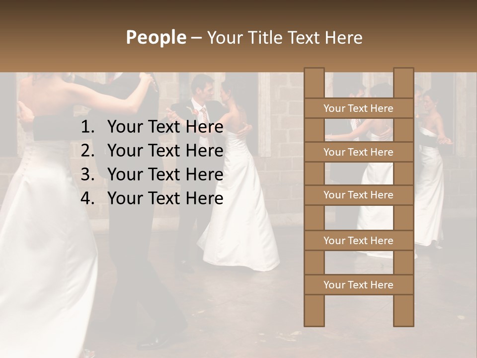 Sand Wave Elderly PowerPoint Template