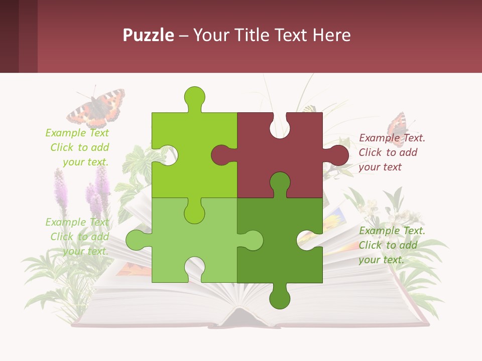 Mother Senior Beach PowerPoint Template