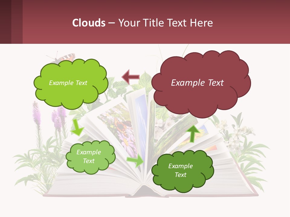 Mother Senior Beach PowerPoint Template