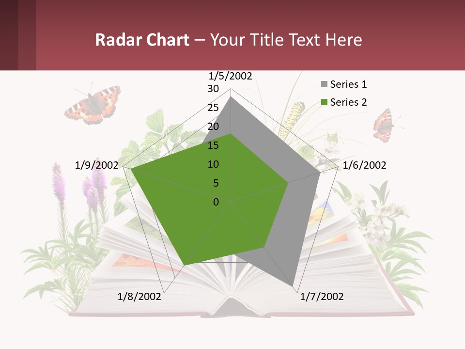 Mother Senior Beach PowerPoint Template