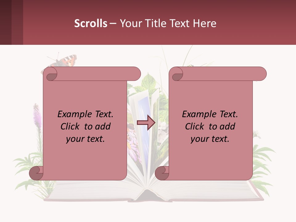 Mother Senior Beach PowerPoint Template