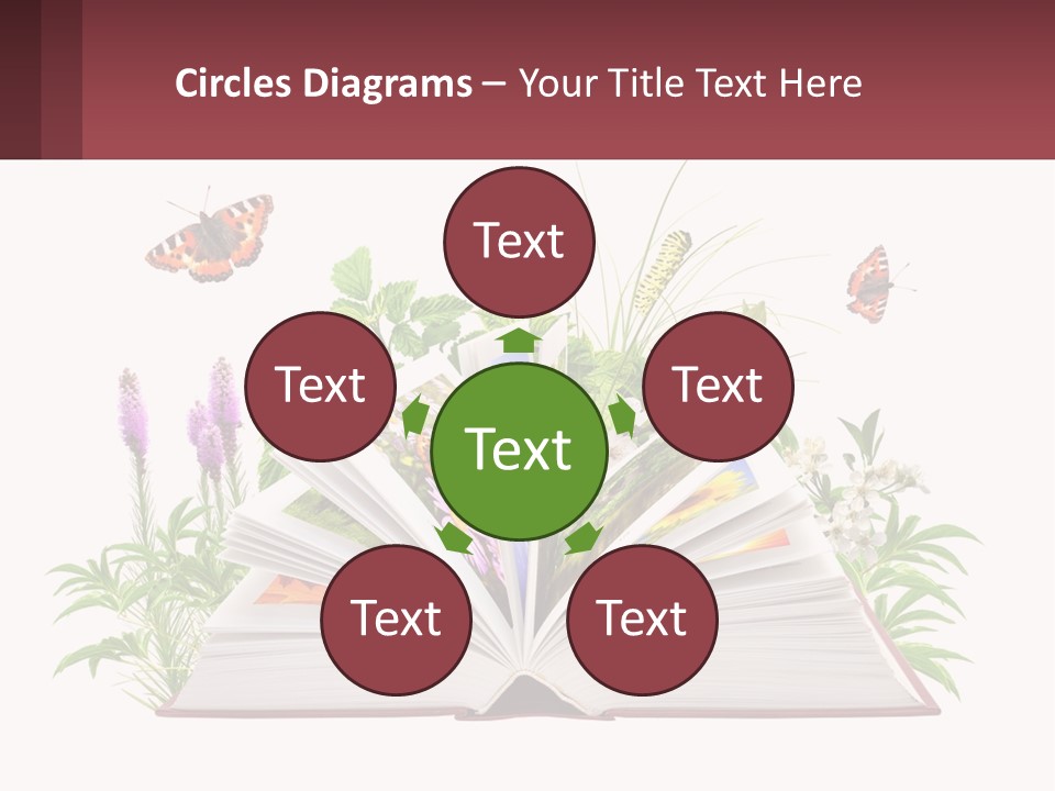 Mother Senior Beach PowerPoint Template