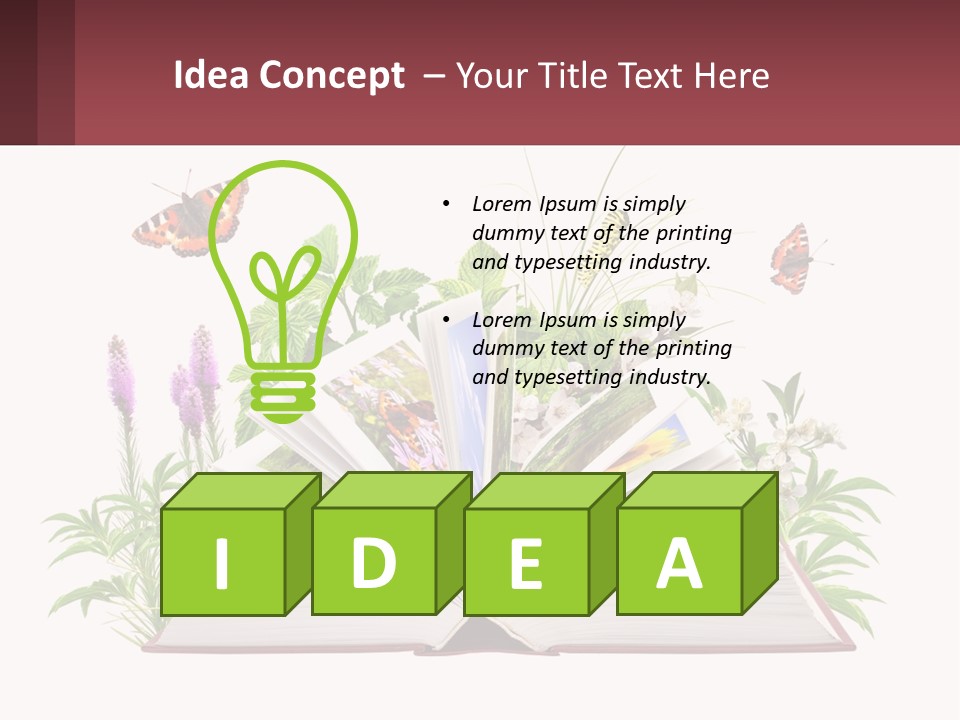 Mother Senior Beach PowerPoint Template