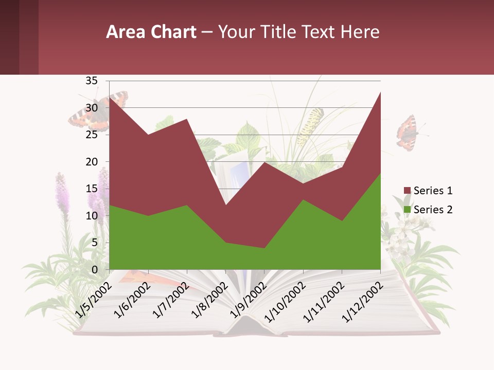 Mother Senior Beach PowerPoint Template