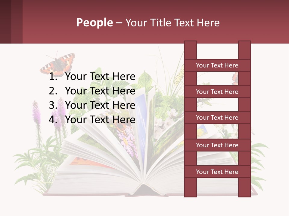 Mother Senior Beach PowerPoint Template