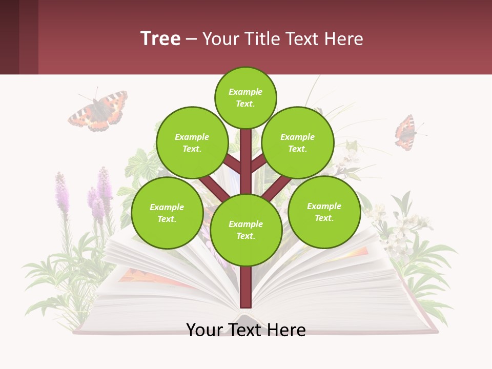 Mother Senior Beach PowerPoint Template