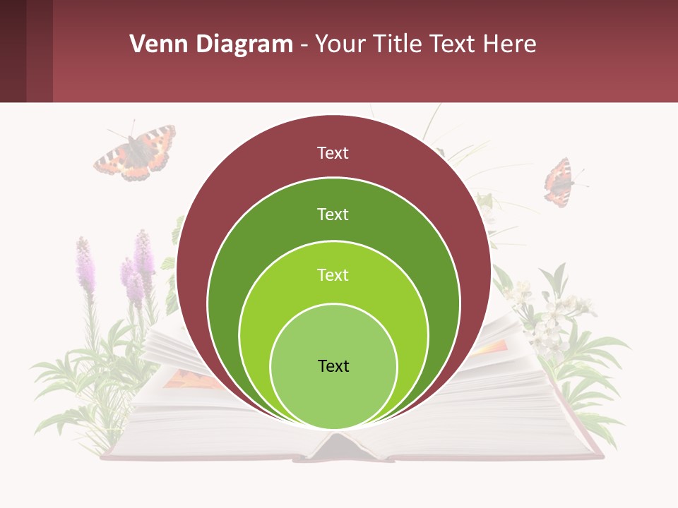 Mother Senior Beach PowerPoint Template