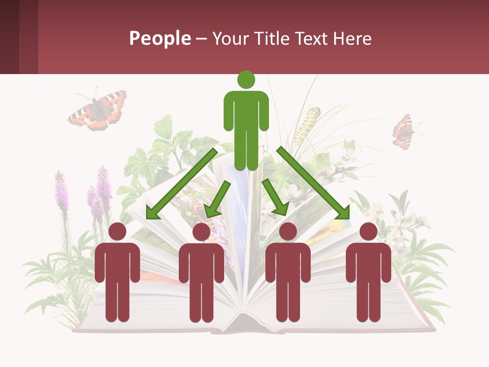 Mother Senior Beach PowerPoint Template