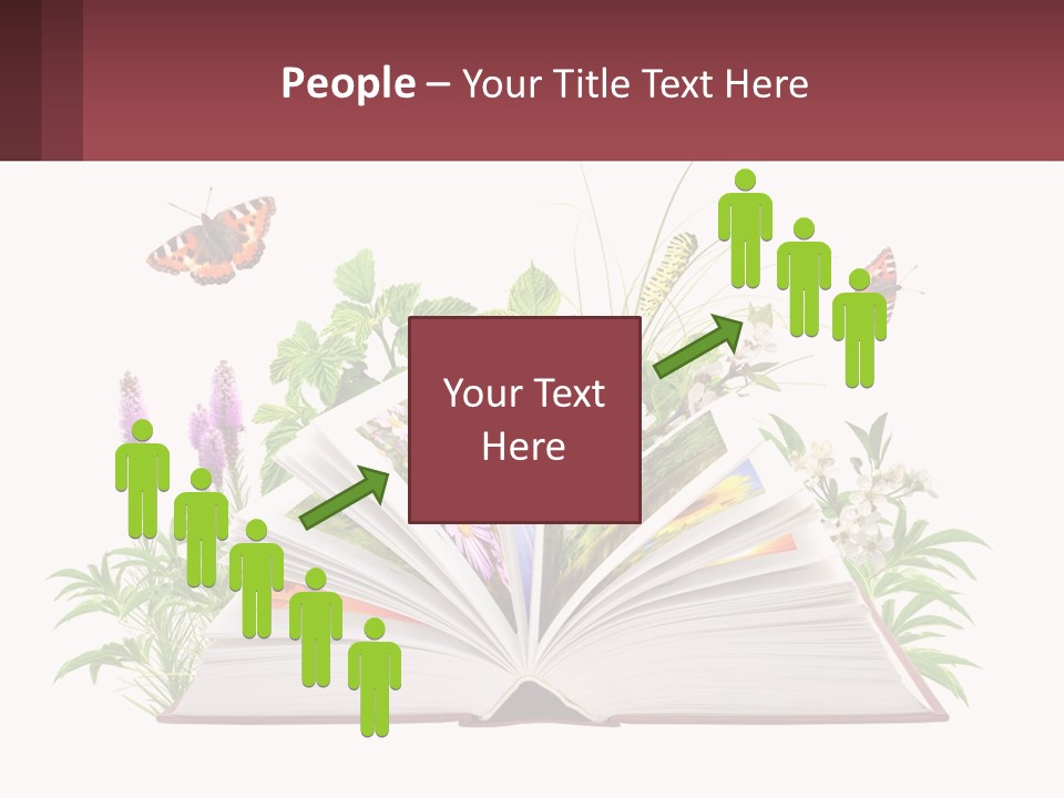 Mother Senior Beach PowerPoint Template