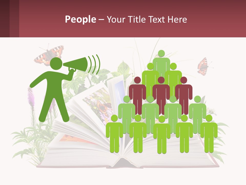 Mother Senior Beach PowerPoint Template